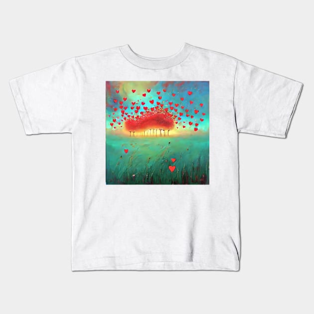 love wind Kids T-Shirt by bogfl
